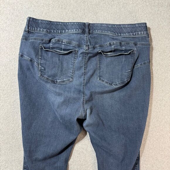 Torrid Jeans Womens 20 Blue Premium Stretch Bombshell Skinny Solid Comfort - Picture 10 of 10
